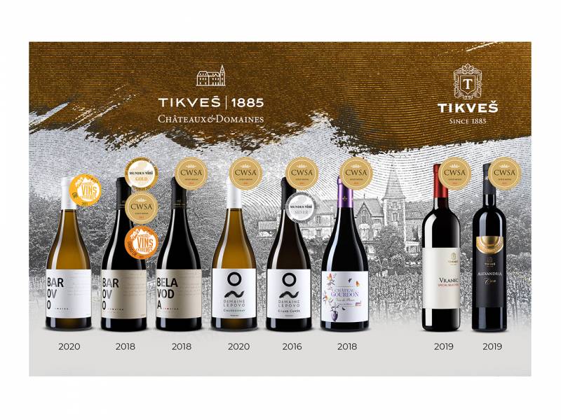 novost deset zlata za tikveš na međunarodnim takmičenjima vinski magazin vino fino