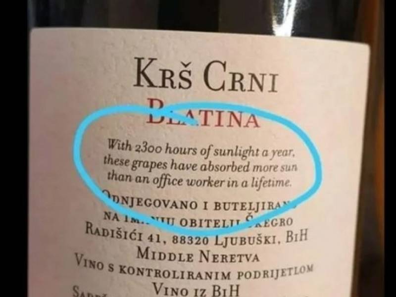 novost etiketa hercegovačkog vina zapalila internet vinski magazin vino fino