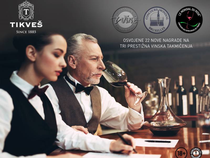 novost tikvešova vina osvojila 22 nagrade širom evrope vinski magazin vino fino
