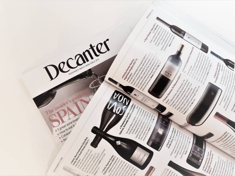 novost visoke ocene magazina dekanter za vina iz srbije vinski magazin vino fino