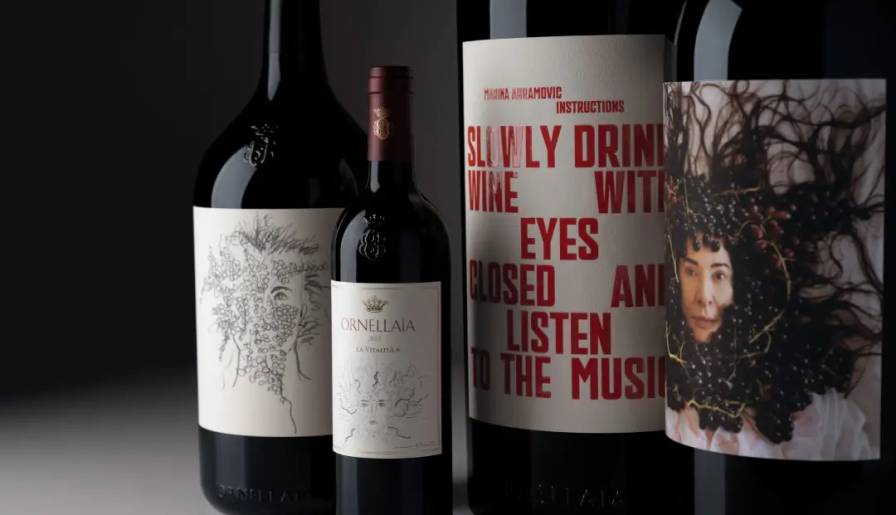 izdvojeno marina abramović na etiketi vina ornellaia vinski magazin vino fino