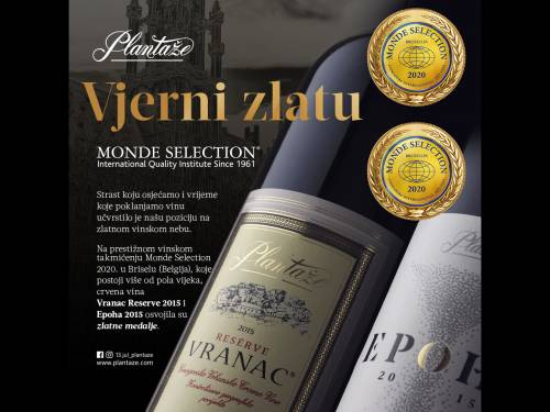 novost dva zlata u belgiji za vina iz kuće 13 jul plantaže vinski magazin vino fino