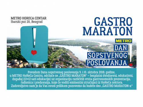 novost gastro maraton u metro horeca centru vinski magazin vino fino