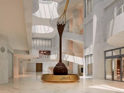 novost lindt je predstavio najveću čokoladnu fontanu na svetu vinski magazin vino fino