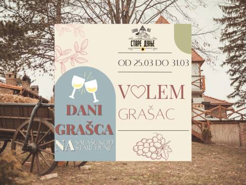 novost počinju dani grašca na salašu kod stare dunje vinski magazin vino fino